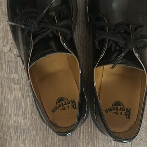 Dr. Martens Black Patent Leather Oxfords
